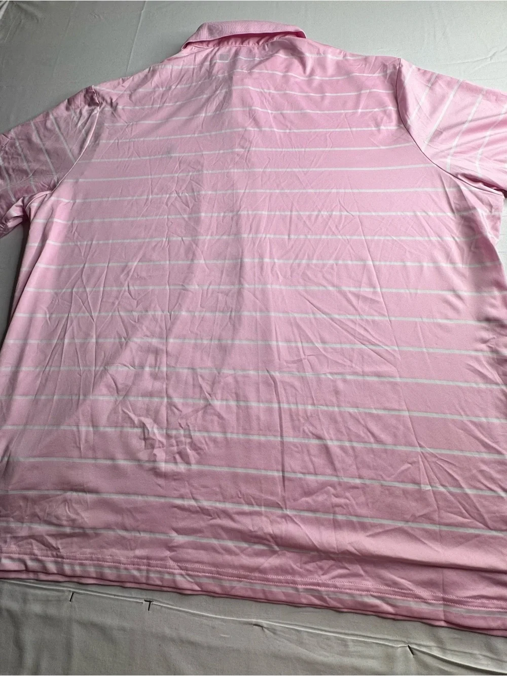 Polo by Ralph Lauren Pink & White Striped Polo Shirt